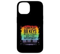 I Can Play 88 Keys Piano Jazz Music Keyboard Player Compositor Carcasa para iPhone 14