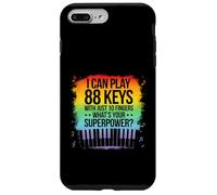 I Can Play 88 Keys Piano Jazz Music Keyboard Player Compositor Carcasa para iPhone 7 Plus/8 Plus