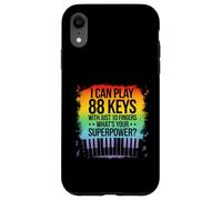I Can Play 88 Keys Piano Jazz Music Keyboard Player Compositor Carcasa para iPhone XR