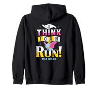 I Can Run - 19.3 Millas Motivational Running Sudadera con Capucha