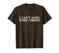 I Can’t Lose with Christ Shirt Jesus Christian Faith Easter Camiseta