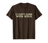 I Can’t Lose with Jesus Shirt God Christian Faith Easter Camiseta