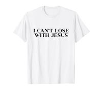I Can’t Lose with Jesus Shirt God Christian Faith Easter Camiseta