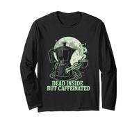 I Can't Argue with My Kids Skeleton Mom Coffee Design Manga Larga