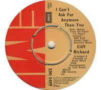 I Can't Ask For Anymore Than You / Junior Cowboy - Cliff Richard 7" 45
