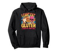 I Can't Eat Gluten (it Makes My Tummy Hurt) Sudadera con Capucha