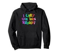 I Can't Even Think Straight LGBTQIA+ Fun Hombres Mujeres Niño Niña Sudadera con Capucha