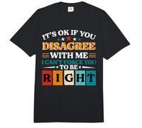 I Can't Force You To Be Right Funny Sarcástico Humor Comfort Colors Adult Heavyweight T-Shirt