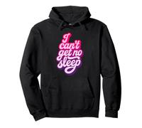 I Can't Get No Sleep Frase Divertida Festival Techno Música Sudadera con Capucha