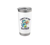 I Cant Go Out Starter Baker Cat Humor Vaso térmico de acero inoxidable de doble pared