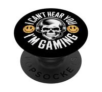 I Can't Hear You I'm Gaming - Amante de los videojuegos divertidos PopSockets PopGrip Adhesivo