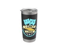 I Can't I Have Ensayo Loves Music Teacher Teatro Musical Vaso térmico de acero inoxidable de doble pared
