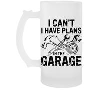 I Cant I Have Plans In The Garage Jarro De Cerveza Beer Mug