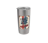 I Can't I Have Plans In The Garage Vaso térmico de acero inoxidable de doble pared