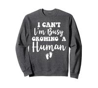 I Cant I'm Busy Growing A Human For Cute Pregnancy Mom Sudadera