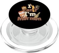 I Can't I'm Mormon Funny LDS Humor con café y Bebidas PopSockets PopGrip para MagSafe