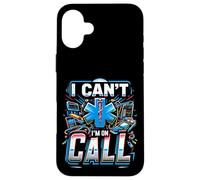 I Can't I'm On Call Pasión por la Salud del médico ||- Carcasa para iPhone 16 Plus