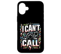 I Can't I'm On Call Pasión por la Salud del médico ||- Carcasa para iPhone 16 Plus