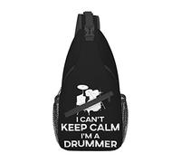 I Can't Keep Calm I'm A Drummer Cross Chest Bag Sling Backpack Moda Senderismo Daypack Unisex Chest Shoulder Bag