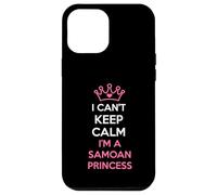 i Can't Keep Calm I'm a Samoan Princess Cute Carcasa para iPhone 12 Pro MAX