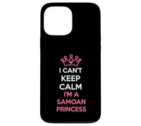 i Can't Keep Calm I'm a Samoan Princess Cute Carcasa para iPhone 13 Pro MAX