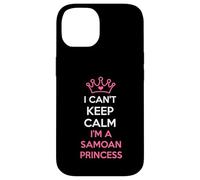 i Can't Keep Calm I'm a Samoan Princess Cute Carcasa para iPhone 14