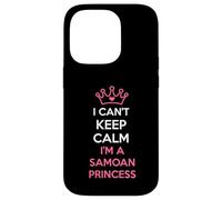 i Can't Keep Calm I'm a Samoan Princess Cute Carcasa para iPhone 14 Pro