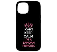 i Can't Keep Calm I'm a Samoan Princess Cute Carcasa para iPhone 15