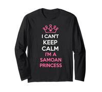 i Can't Keep Calm I'm a Samoan Princess Cute Manga Larga