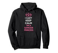 i Can't Keep Calm I'm a Samoan Princess Cute Sudadera con Capucha