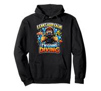 I Cant Keep Calm Im Going Buceo Diversión Sudadera con Capucha