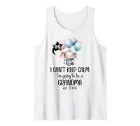 I Can't Keep Calm I'm Going to Be a Grandma EST 2026 Nana Camiseta sin Mangas