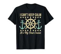 I Cant Keep Calm It's My First Cruise 2026 Camiseta de Vacaciones Camiseta