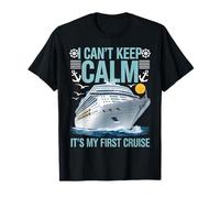 I Cant Keep Calm It's My First Cruise 2026 Camiseta de Vacaciones Camiseta