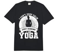 I Can't Keep Calm Just Kidding Hago Yoga Comfort Colors Adult Heavyweight T-Shirt