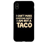 I Cant Make Everyone Happy Im Not A Taco Funny Foodie Tees Carcasa para iPhone XS MAX