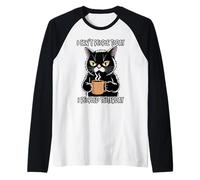 I Can't People Today I Peopled Yesterday Camiseta Manga Raglan