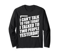 I Can't Talk To You Today I Talked To Two People Yesterday Manga Larga
