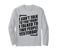 I Can't Talk To You Today I Talked To Two People Yesterday Manga Larga
