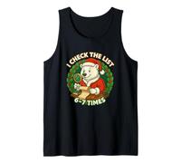 I Check The List 6-7 Oso Polar - Camiseta Meme Divertida Camiseta sin Mangas