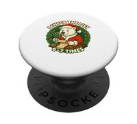 I Check The List 6-7 Oso Polar - Camiseta Meme Divertida PopSockets PopGrip Adhesivo