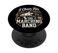 I Cheer For The Marching Band PopSockets PopGrip Adhesivo