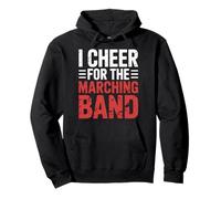 I Cheer For The Marching Band Support Cheer Vibes |- Sudadera con Capucha