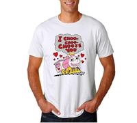 I choo- choo- Choose You - Camiseta Manga Corta de Hombre (as4, Alpha, m, Regular, Regular, Blanco, M)