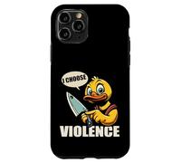 I Choose Violence Quote Funny Duck Knife tees for men women Carcasa para iPhone 11 Pro