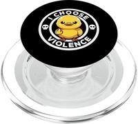 I Choose Violence Today Duck Ironía Y Sarcasmo Pato Divertido PopSockets PopGrip para MagSafe
