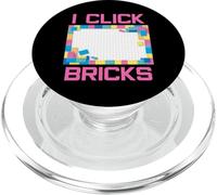 I Click Bricks Toy Brick Builder Colorido Bloque Set Hobby PopSockets PopGrip para MagSafe