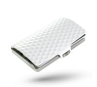 I-CLIP Acero pulido Black Pearl y White Ace, Blanco, 6.5 x 8.7 x 2 cm, Pulido