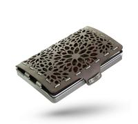 I-CLIP Billetera Original con Monedero - Billetera de Cuero para Señoras - Estuche para Tarjetas de Crédito con Clip para Dinero - Monedero Billetero Delgado - Lei