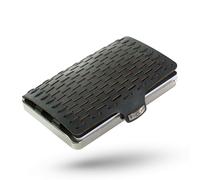 I-CLIP Cartera de Acero Inoxidable con Clip Intercambiable para Billetes - Cartera Delgada - Club de Playa Pulido Negro